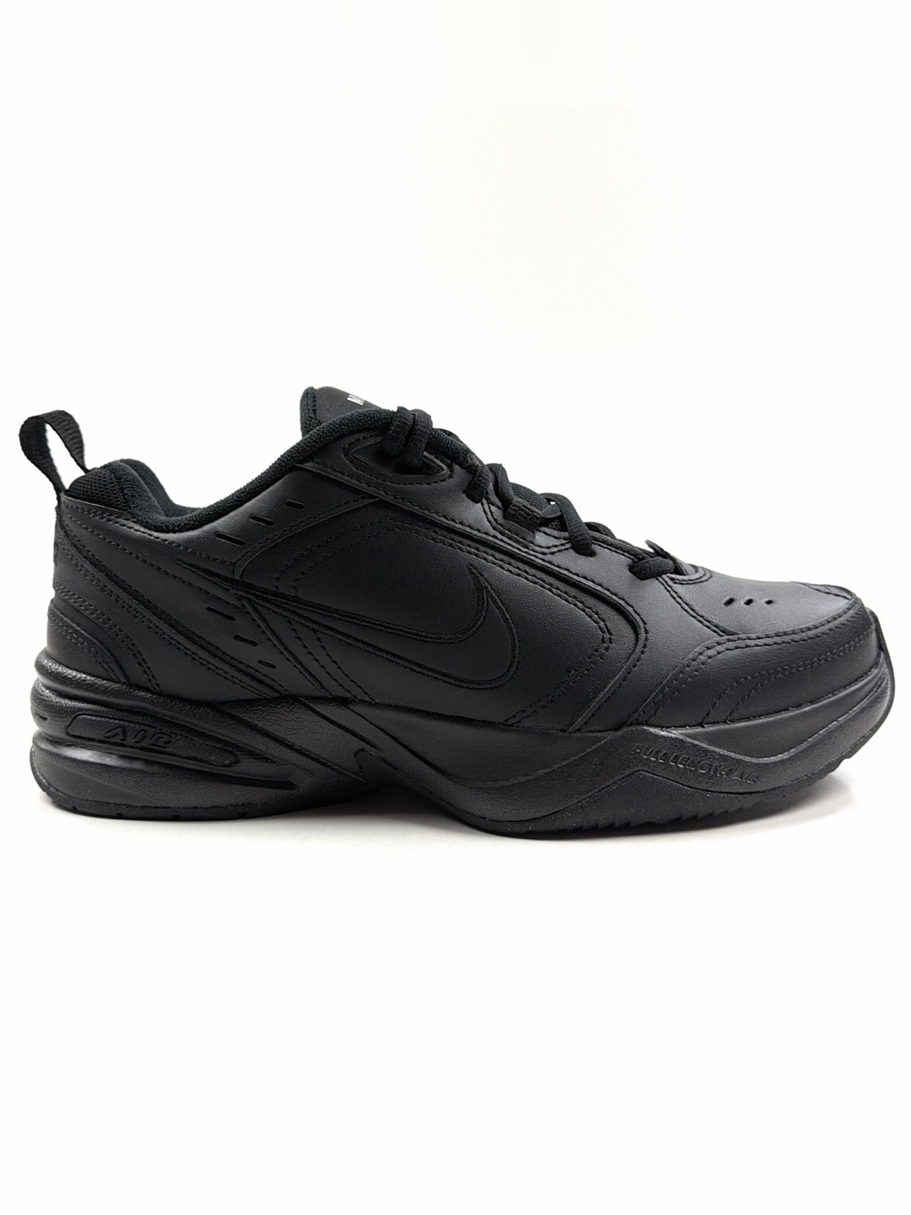 Nike Air Monarch IV Mens Size 9 Black Shoes Sneakers Athletic Casual 415445-001